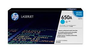 HP toner ciano CE271A 650A