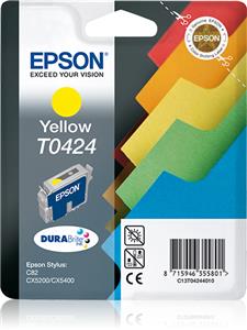 Cartuccia inkjet ink pigmentato blister RS DURABRITE T0424 giallo