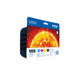 Brother Multipack nero / ciano / magenta / giallo LC-980