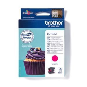 Brother Cartuccia d'inchiostro magenta LC123M LC-123