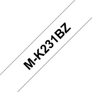 Brother Nastro Nero su bianco M-K231BZ M-K231 12 mm