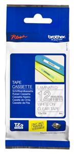 Brother Nastro Bianco su trasparente TZe-135 TZ-135