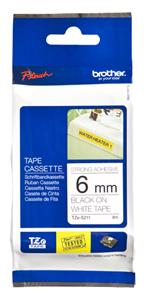 Brother Nastro Nero su bianco TZe-S211 TZ-S211 6 mm