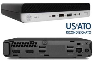 Mini Pc HP 600 G4 Desktop Tiny i5-9x00T ram 8GB ssd 256GB Windows 11 Pro