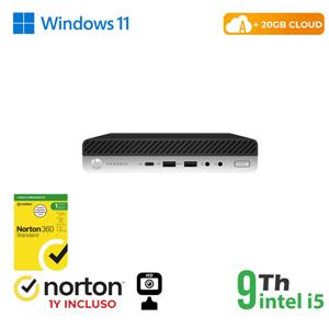 Ultra Mini PC DM HP 600-800 G5 i5-9X00T 8GB SSD 256GB Windows 11 Pro