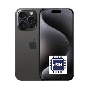 Apple iPhone 15 Pro 128GB Black Titanium MTUV3QL/A 6.1" eSIM Titanio Nero [Grade B]